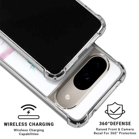 Violet Harmony (Hummingbird) Google Pixel 10 Clear Case